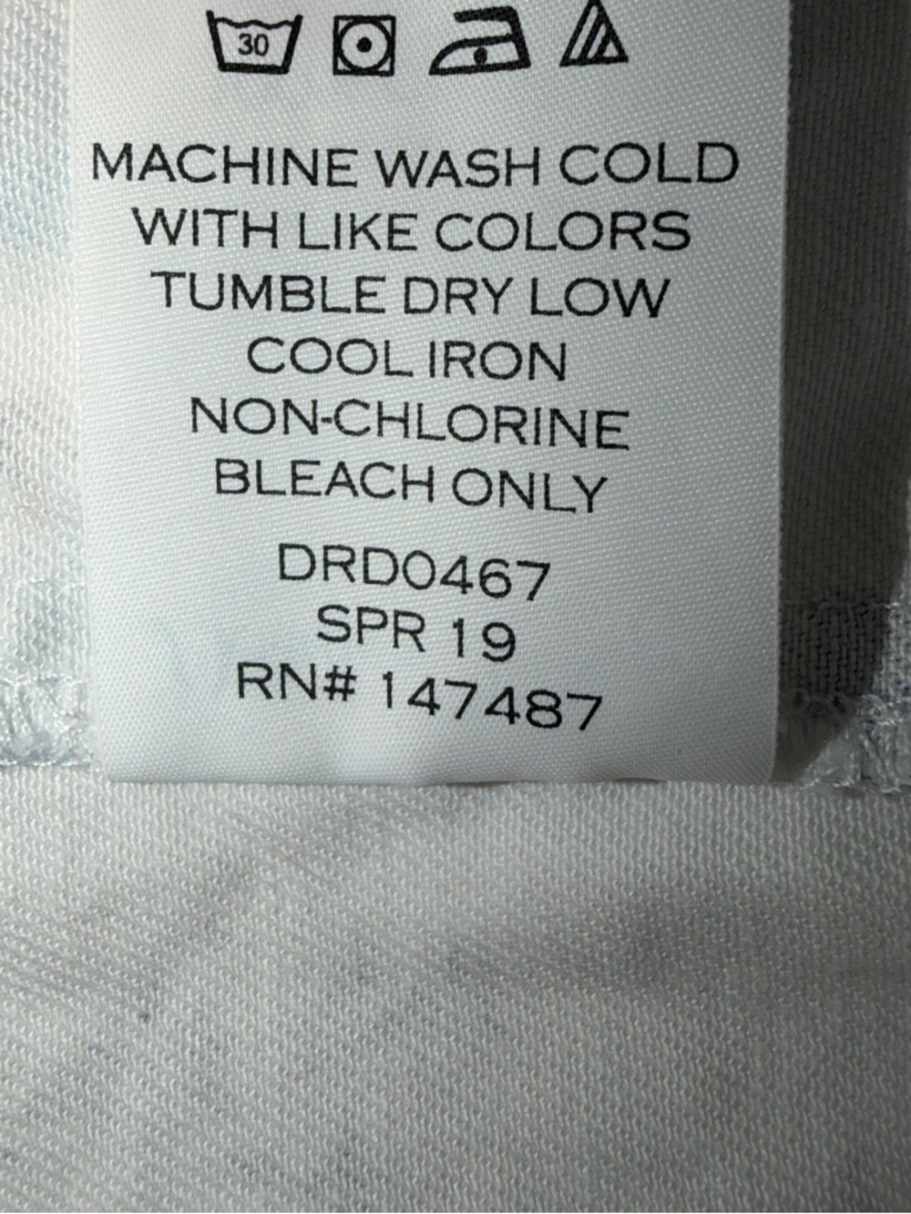 Draper James White Denim Dress Size 8 - Picture 7 of 8